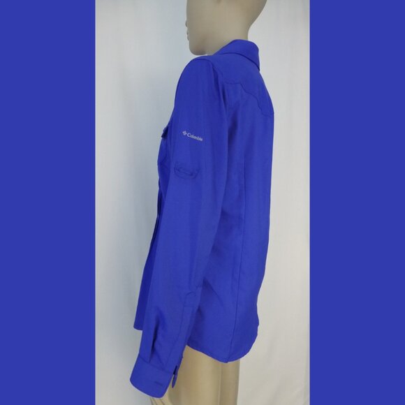 Columbia Omni-Shade Sun Protection Long Sleeve, Button Up Top - Picture 4 of 13